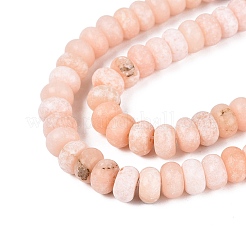 Fili di perle di giada rossa naturale&nbsp;G-N367-02A-04