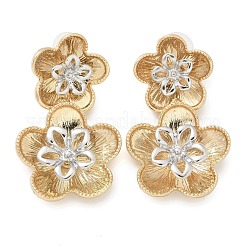 Серьги сплава EJEW-M092-02G