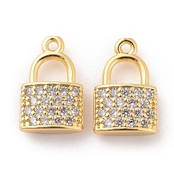 Латунные микро проложить кубического циркония подвески&nbsp;X-KK-L184-11G