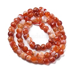 Натуральный красный агат бисер нитей G-C179-A02-02