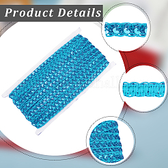 Металлизированная кружевная отделка OCOR-WH20020-24D