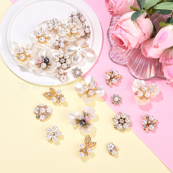 24 шт. 12 стиля сплава украшают использование для DIY сумки или аксессуаров для волос&nbsp;FIND-YW0009-59