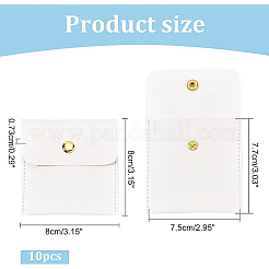 Сумки для хранения ювелирных изделий из искусственной кожи pu ABAG-WH0032-35B