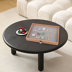 Деревянные презентационные коробки для хранения и демонстрации бейджей&nbsp;CON-WH0089-11A