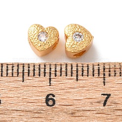 Латунные бусины из фианита&nbsp;KK-C157-37G