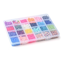 24 стиль ручной работы бусины из полимерной глины CLAY-FS0001-23