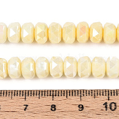 Антикоррозийные гальванические стеклянные бусины&nbsp;GLAA-T025-8mm-11J