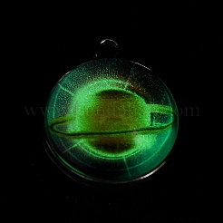 Leuchtende Glaskugelanhänger im Galaxienthema&nbsp;GLAA-D021-01P-03