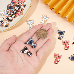 48шт 6 стиля подвески из сплава с эмалью&nbsp;ENAM-DR0001-04