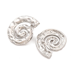 Латунные серьги-гвоздики для женщин&nbsp;EJEW-U015-13P-01