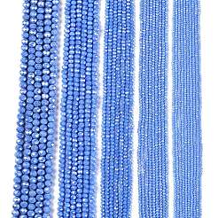 Стеклянные бусины с гальваническим покрытием  EGLA-A044-P2mm-B17