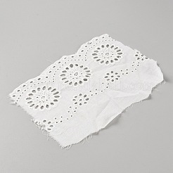 5 ярд хлопковой ленты с цветочной вышивкой OCOR-WH0078-174