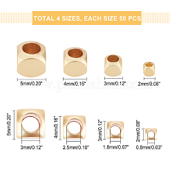 200 pz 4 perline in ottone stile&nbsp;KK-PH0003-72