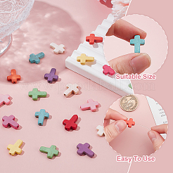 120 шт. синтетические бирюзовые бусины G-ME0001-02