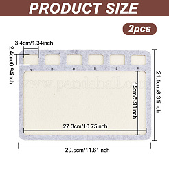 Designtafeln aus Filzperlen&nbsp;LS-TOOL-WH0002-64