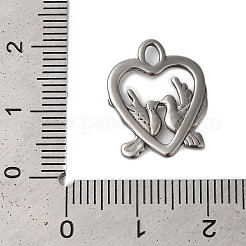 Anlaufgeschützte Anhänger aus 304er Edelstahl&nbsp;STAS-N103-58P