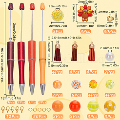 Set di penne con perline fai da te per il giorno del Ringraziamento&nbsp;DIY-SC0025-27