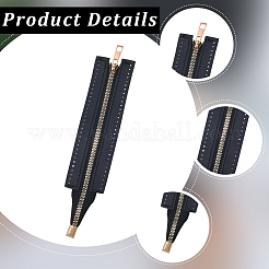 1 шт. фурнитура для шитья молний из искусственной кожи&nbsp;FIND-CL0001-17B