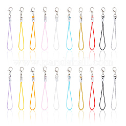 100 Stück Nylon-Handygurte in 10 Farben&nbsp;FIND-GF0008-99