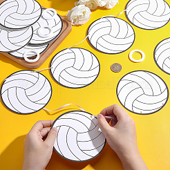 Papier-Volleyball-Hängebanner&nbsp;AJEW-WH0752-464