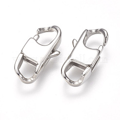 変色しにくい304ステンレススチール製のロブスタークロウ留め金  ステンレス鋼色  17x8x4mm  穴：4x4.5mm&nbsp;STAS-I082-13P-01