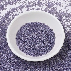 MIYUKIデリカビーズ  シリンダー  日本製シードビーズ  11/0  （db0870)マット透明ライトアメジストab  1.3x1.6mm  穴：0.8mm  約2000PCS /ボトル  10 G /ボトル&nbsp;SEED-JP0008-DB0870