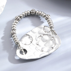 Armbänder aus strukturiertem Zinklegierungsglied&nbsp;WG3CBFC-01