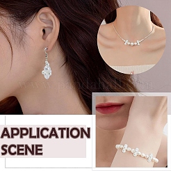 300 шт. акриловые имитационные бусины из АБС-пластика&nbsp;OACR-YW0003-49