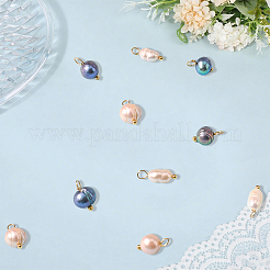 30 шт. 3 стиля натуральных культивированных пресноводных жемчуга рис картофельные подвески&nbsp;PALLOY-SC00020