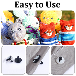 40 набор из 4 пластиковых кукольных глаз DOLL-PH0001-29