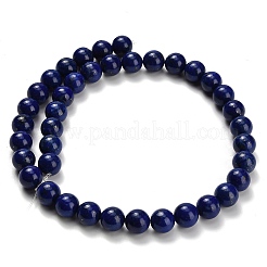 Нитки бусины из натурального ляписа-лазури&nbsp;G-H329-C01-10mm