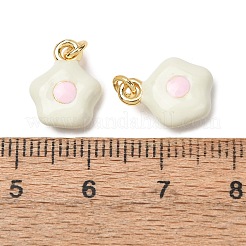 Pendentifs d'émail en laiton &nbsp;LS-KK-CJC21A4-01G-05-RS