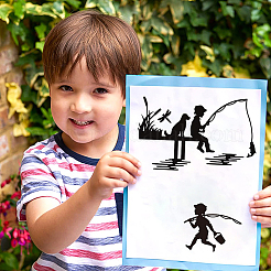 Углеродистая сталь разрезает трафареты DIY-WH0309-219