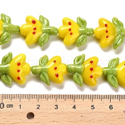 Бусы лэмпворк ручной работы&nbsp;LAMP-A005-03A