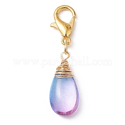 Стекло подвесные украшения&nbsp;HJEW-JM01713