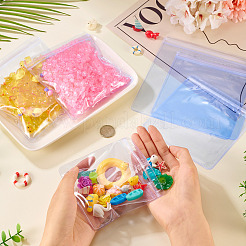 20 шт. 4 стиля прозрачный ПВХ антиокислительный пакет с застежкой-молнией AJEW-TA0002-40A