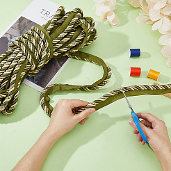 12.5 м полиэфирный витой шнур для губ OCOR-WH0071-90B