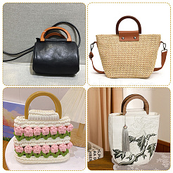 10шт. 5-х цветная деревянная ручка FIND-BBC0004-20