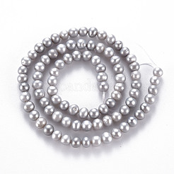 Нити из натурального культивированного пресноводного жемчуга PEAR-N013-04D