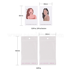 120шт 6 стиля картонные карты отображения ювелирных изделий DIY-LS0003-93