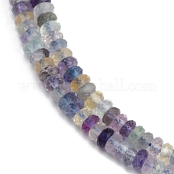 Природных красочные флюорита бисер нитей G-P553-F09-02