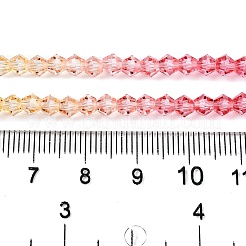 Colori sfumati da cuocere fili di perline di vetro&nbsp;DGLA-A039-T4mm-A02
