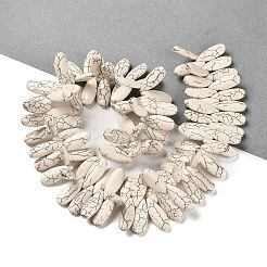 Синтетических Говлит бисер нитей TURQ-F018-04