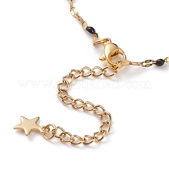 Pvd вакуумное покрытие 304 нержавеющая сталь звено цепи браслет изготовление AJEW-JB00870-05