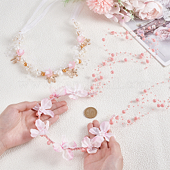 1 шт. резинки для волос с искусственным жемчугом&nbsp;OHAR-NB0001-33A