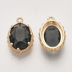 Граненые подвески стекла GLAA-T010-014