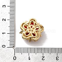 Многожильные звенья из латуни с паве из кубического циркония&nbsp;KK-Z131-20G