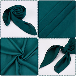 Шарф из искусственного шелка для женщин и девочек&nbsp;AJEW-WH20006-114C