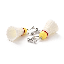 Серьги-клипсы из смолы&nbsp;LS-EJEW-Z015-10