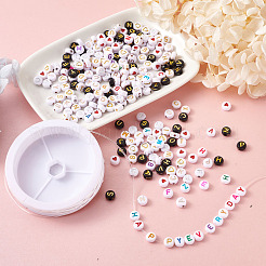 DIY детские подарочные наборы стрейч браслетов&nbsp;DIY-CW0001-01